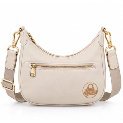 Jimzee Cream Crescent Sling Bag